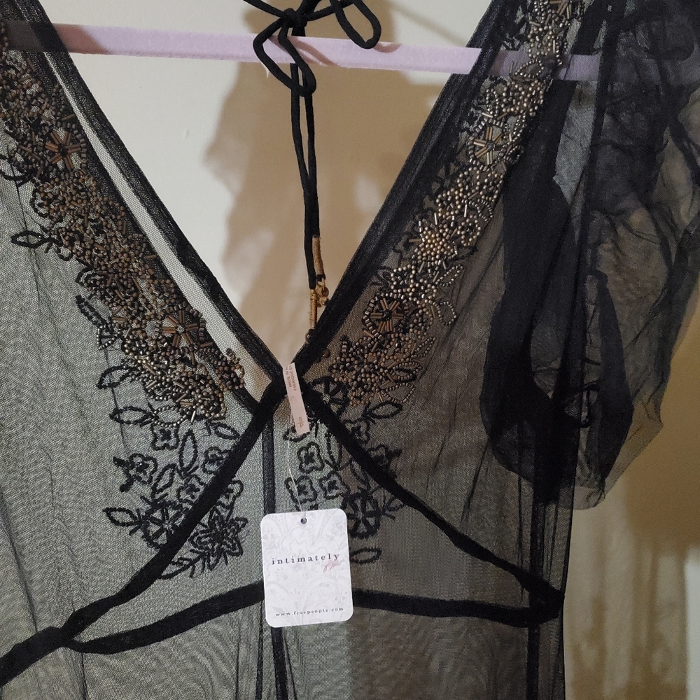 Annabelle Embroidered Maxi Slip - Picture 4 of 11